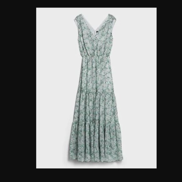 Banana Republic Floral Maxi Dress with Belt - Picture 5 of 16